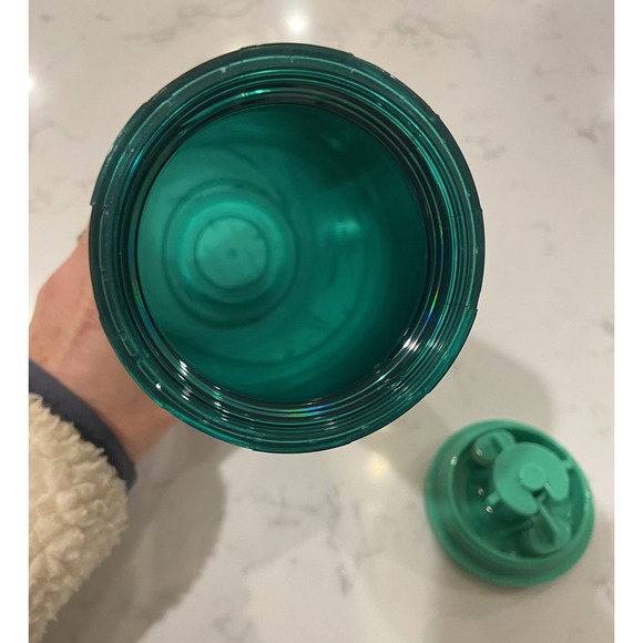 Starbucks Coffee 16 oz Tumbler Green 3D Cube‎ Design 2024 NWOT - Picture 8 of 8